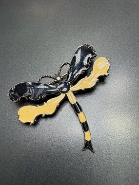 Antique Victorian Dragonfly Brooch